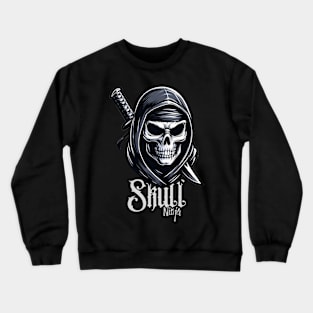 Ninja skull head warrior Crewneck Sweatshirt